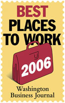 Best Places to Work 2006 - Washington Business Journal